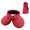 Red, variant on HONHUZH Summer Hats Womens Leopard Print Open Top Sun Visor Hat With Bow Summer Beach Cap