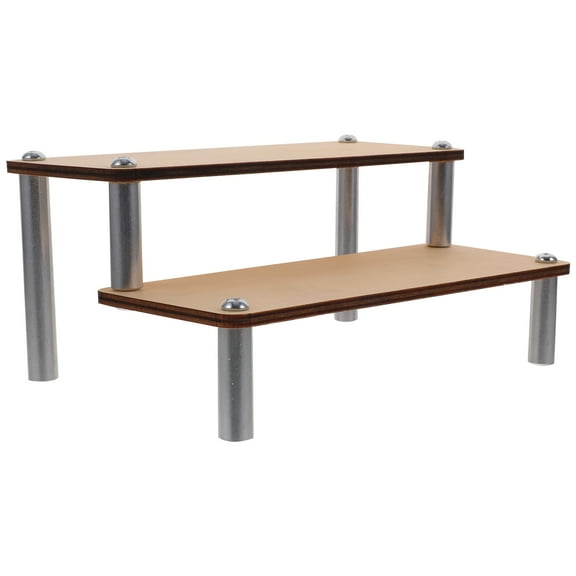 Multi-layer Display Rack Display Shelves Wood Figures Stand Multi-layer Display Stand Display Shelf Makeup Holder