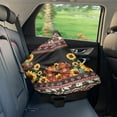 thumbnail image 5 of Renewold American Tribal Highland Cow Sunflower Brown Stretchy Baby Car Seat Covers Carseat Canopy, Baby Breastfeeding Stroller High Chair Shopping Cart Cover, 5 of 5