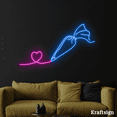 thumbnail image 4 of Craftnamesign Heart Neon Sign, Bakery Shop LED Sign, Cake Shop Wall Art, 4 of 4