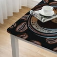 thumbnail image 4 of BANET Coffee Theme Tablecloth Square, Durable Table Cover for Kitchen Dining Room, Tablecloth for Party Dinner white, 4 of 7