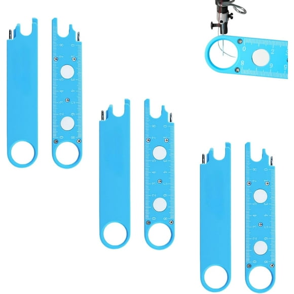 Quick Threading Device for Sewing Machine, New Sewing Tool, Multifunctional Needle Threader, Machine Needle Accessory, Home Quilting Use for Clothing Craft Alterations Tailors (3 PCS)