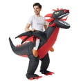 thumbnail image 3 of Disfraz de dragón inflable eLuugie para fiesta de Navidad para adultos, 3 of 9
