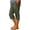 *Army Green, variant on VBVC Women's Cotton-Linen Cargo Capris,Elastic Waist Loose Work Shorts For Women,Ladies Comfortable Summer Beach Hiking Pants with Pockets,Black,S-3XL