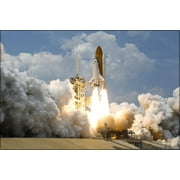24"x36" Gallery Poster, Space Shuttle Atlantis lift off