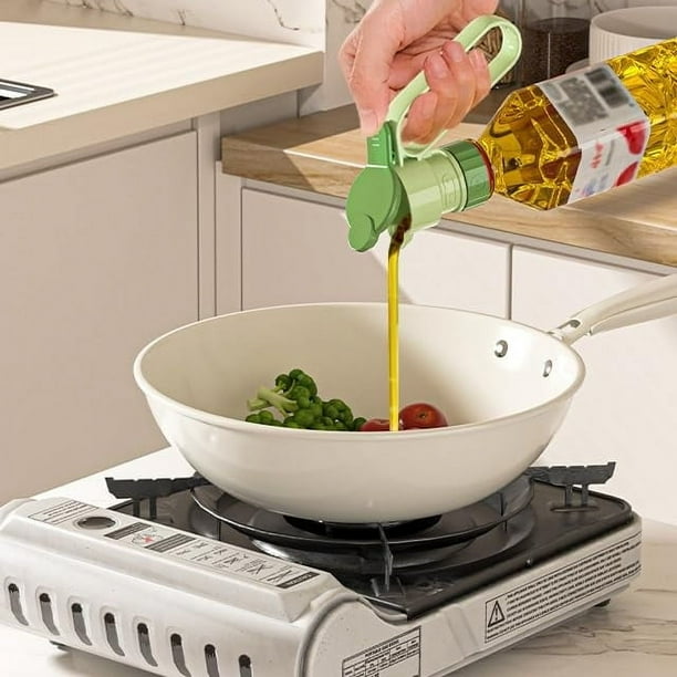Aparatos de cocina, Accesorios de cocina, Utensilios de cocina, Herramienta de cocina Botella de cocina multifuncional Botella de bebida Filtro de pico Dispensador Tapa de botella Mango