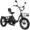 Black, variant on Lilypelle Peak 1100w Folding Electric Tricycle for Adults, 7 Speed 20" x 4.0 " Fat Tire 3 Wheel Aluminum Electric Bike W/ Differential & Suspension Fork, 48V 14.5Ah Battery, Up to 60Miles, 16Mph