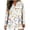 Linen Tops-A094White, variant on Linen Tunic Tops for Women Wildflower Print Split V Neck Long Sleeve Tops Boho Tops Vintage Floral Graphic Loose Fit Vacation Travel Wear