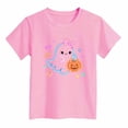thumbnail image 4 of Xyant Halloween Shirts for Girls Cute Pumpkin Ghost Graphic Tee Toddler Kids Fall Short Sleeve Tops,Size 13-14 Years, 4 of 5