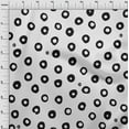 thumbnail image 4 of oneOone Polyester Spandex White Fabric Polka Craft Projects Decor Fabric Printed By The Yard 56 Inch Wide-6K, 4 of 6