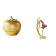 thumbnail image 1 of Figura De Resina Decorativa Moderna, Estatua De Fruta Y Bailarina De Ballet, Escultura De Resina Para Mesa, Estantería, Comedor, Dormitorio Y Oficina., 1 of 8