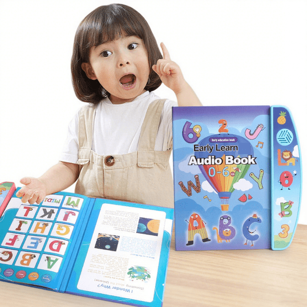 Toddler Talking Book Phonics Interactive Audio Sound Books with