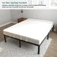 thumbnail image 5 of Eavesince 14 inches Queen Size Metal Bed Frames,No Box Spring Needed,Queen Platform Metal Bed Frame for Adult, 5 of 7