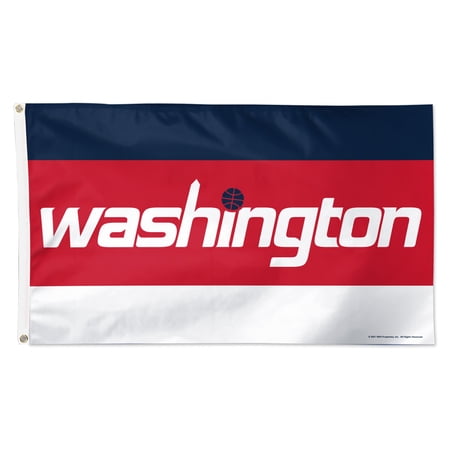 WinCraft Washington Wizards 3 x 5 Horizontal Stripe Deluxe Single-Sided Flag