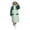 Green, variant on ATOGUTA Rain Jacket for Kids Lightweight Raincoat Waterproof with Hood Protective Poncho Jacket Pockets Green