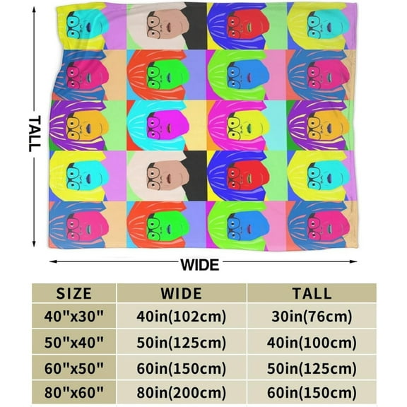 Bradley Cooper Blanket Flannel Soft Throw Blankets for Bedroom Livingroom Sofa Home 40""X30"", Black