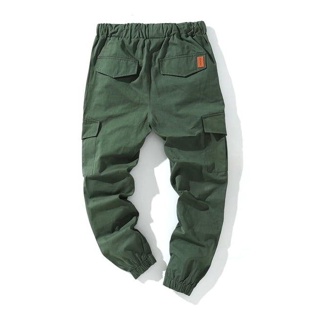 EIMELI Men‘s Cargo Pants Casual Joggers Sports Drawstring Trousers Sweatpants