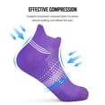 thumbnail image 5 of Ankle Compression Socks for Women 6 Pairs, Running Socks with Heel Tab, Cushioned Low Cut Athletic Socks, 5 of 7