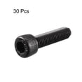 thumbnail image 3 of M5 x 20mm 12.9 Tornillo de máquina de acero aleado con cabeza hexagonal, 30 piezas en negro, 3 of 3