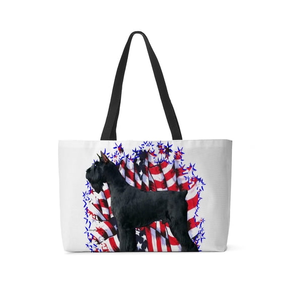 CafePress - Giantschnauzerpatriot - Large Weekender Tote
