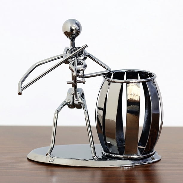 Bolígrafo Decorativo de Hierro Forjado Ganfancp Instrumento Musical Villano 1X Portabolígrafos de Metal