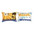 thumbnail image 3 of Enjoy The Waves Word Pillow 12.5"x8.5" Throw Pillow, 3 of 3