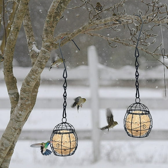 EGNMCR Bird Feeder, Hummingbird Feeders for Outdoors Outdoor Birdcage Bird Feeder Spring Hanging Bird Feeder Garden Yard Feeder 2pcs bird feeder