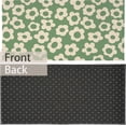 thumbnail image 5 of Vintage Groovy Flower Door Mat, 17 x 30 Inch Welcome Doormat Decorative Home Floor Mat, Non Slip Rubber Back and Strong Water Absorption for Outdoor Indoor Entrance Decor, 5 of 6