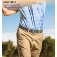 thumbnail image 2 of Belt for Men 2Pack,Mens Gift Stretch Braided Web Belt Elastic for Casual Golf Jeans,1 3/8", 2 of 9