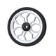 thumbnail image 1 of Yuarrent 1 par de accesorios para bicicleta Easywheel CNC de alta resistencia, neumáticos de empuje de superficie lisa de goma, pieza de Ciclismo Plata, 1 of 6