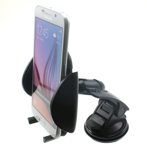 Car Mount for Samsung Galaxy S23/S22/S21/S20/Ultra/Plus - Dash Windshield Holder Cradle Rotating Dock Suction Stand