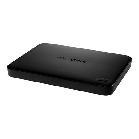 WD - Easystore 4TB External USB 3.0 Portable Hard Drive - Black
