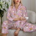 thumbnail image 6 of Sikiie Seafood Women's Long-Sleeve Shirt and Full-Length Bottom Pajama Set (s-xxl)-Small, 6 of 7