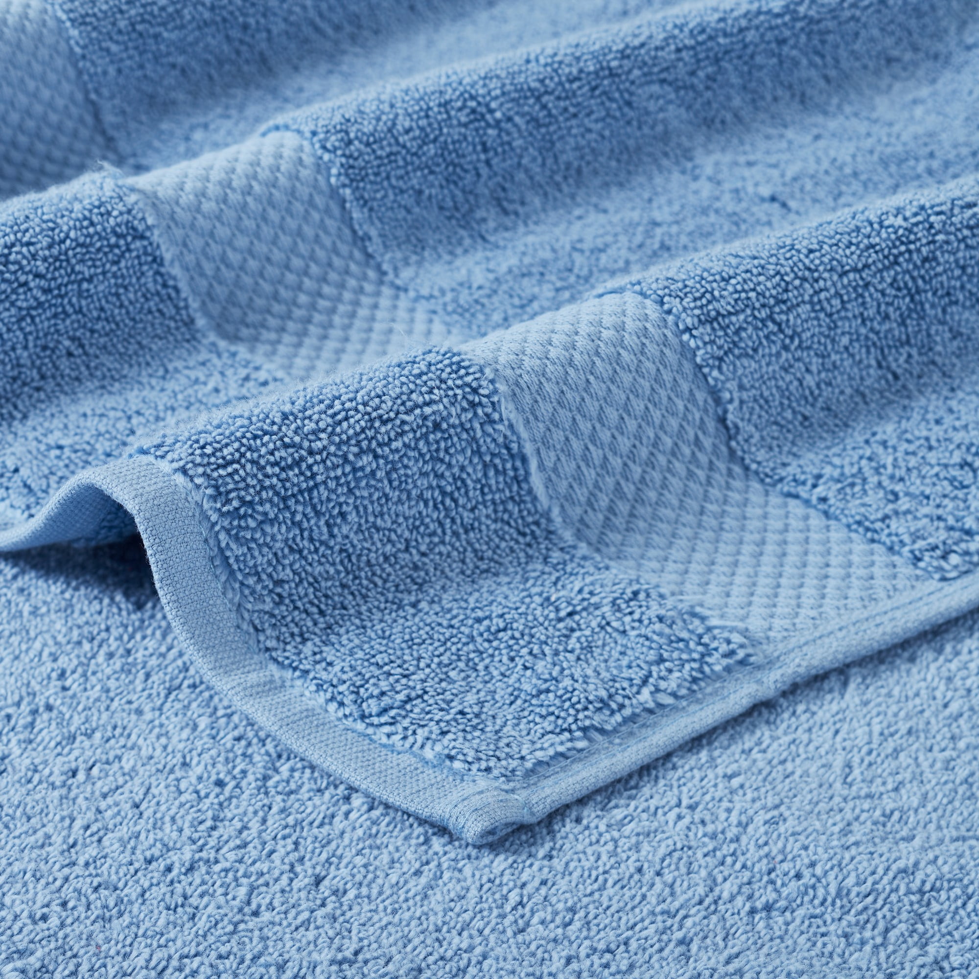 Better Trends Washcloths For Body And Face, 100% Cotton, Soft, Absorbent, Zero Twist Cotton Baby Wash Cloth, Shower, Travel, Dark Blue Small Towel, 12"X12", 12 Pack