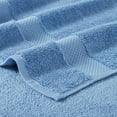 thumbnail image 4 of Better Trends Washcloths For Body And Face, 100% Cotton, Soft, Absorbent, Zero Twist Cotton Baby Wash Cloth, Shower, Travel, Dark Blue Small Towel, 12"X12", 2 Pack, 4 of 4
