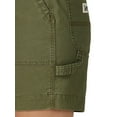thumbnail image 5 of Lee Women's Heritage High Rise Relaxed Fit Dungaree Shorts, 5 of 7