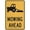 Warning Sign 5, variant on Pick Up And Drop Off Zone Only No Parking Sign 12X8 Inch Aluminum Uv Ink Printed For House And Business