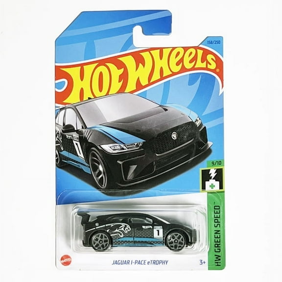 Hot Wheels Jaguar I-Pace eTrophy HW Green Speed 9/10 158/250 (Black)