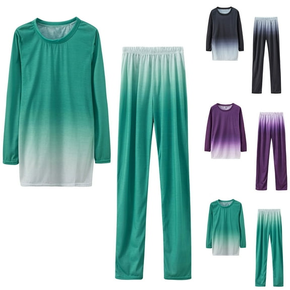 FRSASU Tie Dye Sweatsuit for Women 2 Piece Outfits Plus Size Casual Long Sleeve Tops and Pants Jogging Suits Loungewear Sets Purple