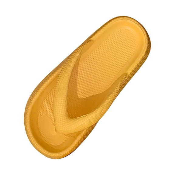 Womens Sandals Clearance, Flip-flops Summer Loose Thick Bottom EVA Elastic Rubber And Plastic Leisure Beach Flip-flops
