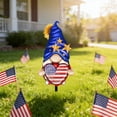 thumbnail image 6 of 4th of July Gnome Garden Stake,Red White Blue Patriotic Gnome Figurine Yard Art For Outdoor Lawn Festival Decoration,13 Inch, 6 of 7