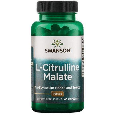 Swanson L-Citrulline Malate 750 mg 60 Caps (Best Citrulline Malate Product)