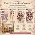 thumbnail image 4 of Fairy Patchwork DIY Collection 2026, Flower Fairies Sewing Kit, Handmade Craft Set for Beginner Adults, 4 of 6