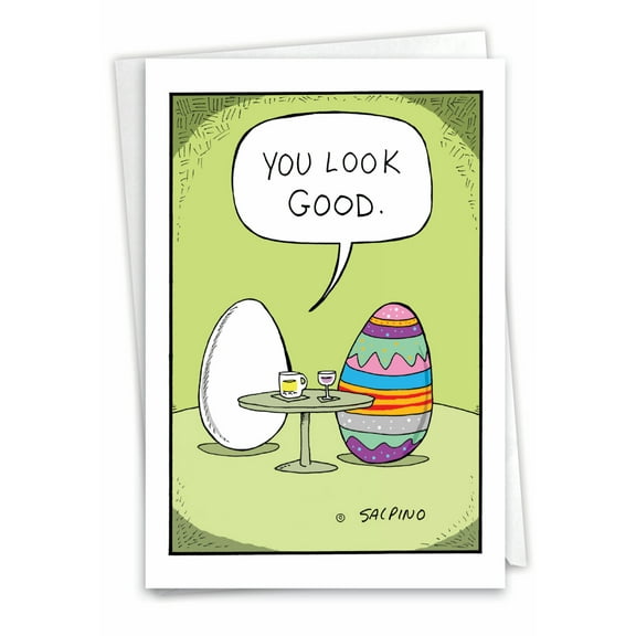 C1491EAG Humorous Easter Card 'Good Egg Easter Joke ' with Envelope by NobleWorks
