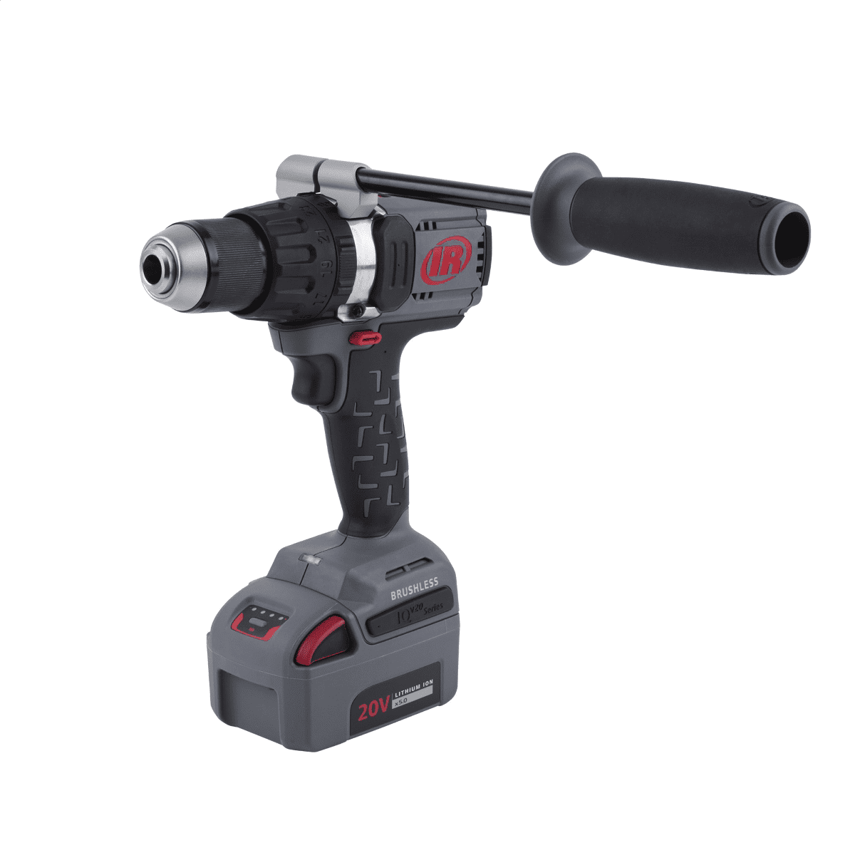Ingersoll Rand 20V Cordless Combo Tool Kit, D3411 1/4 Inch Screwdriver, D5241 1/2 Inch Hammer Drill, W7153 DXS Impact