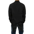 thumbnail image 5 of Ma Croix Mens Long Tail Jacket Lightweight Casual Bomber Windbreaker Collarless Slim Coat Outerwear, 5 of 5