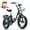 Blue, variant on Electric Bike for Adults 20'', 800W UL2849 48V 32AH 110Miles Long Range Ebike up to 30mph Full Suspension E-mountain bike 4.0 Fat Tire Off-road, 2 Seats outdoor Dual Disc Brakes Electric bicycle