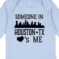 thumbnail image 4 of Inktastic Houston Texas Someone Loves Me Skyline Boys or Girls Long Sleeve Baby Bodysuit, 4 of 5