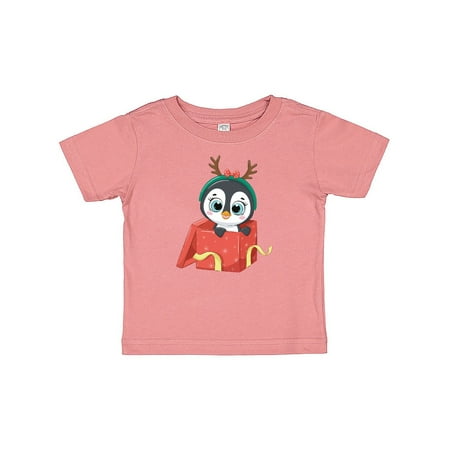 

Inktastic Christmas Penguin Gift Baby Boy or Baby Girl T-Shirt
