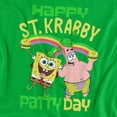 thumbnail image 2 of Spongebob T-Shirt St. Patrick'S Day St. Krabby Patty Day Unisex Graphic Tee for Men & Women, 2 of 7